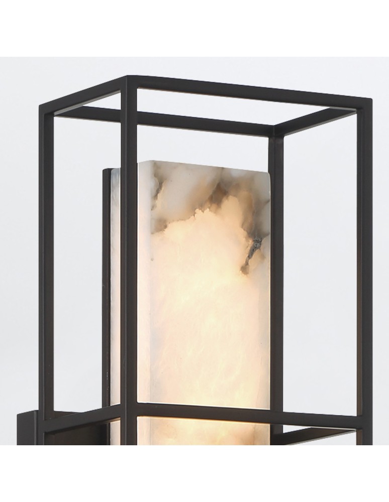 Quintiesse Średni kinkiet Blakley - 1 źródło światła - Matowa czerń QN-BLAKLEY-M-BK