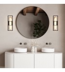 Bathroom wall lamps - Quintiesse Blakley medium wall lamp - 1 light source - Matte black IP44 Elstead Lighting QN-BLAKLEY-M-BK - product 6