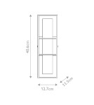 Quintiesse Średni kinkiet Blakley - 1 źródło światła - Matowa czerń QN-BLAKLEY-M-BK