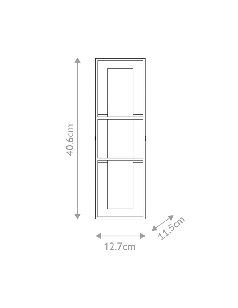 Bathroom wall lamps - Quintiesse Blakley medium wall lamp - 1 light source - Matte black IP44 Elstead Lighting QN-BLAKLEY-M-BK - product kolory-swiatla.pl 9