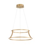 Pendant lamps - Quintiesse Cadoux Chandelier - Brushed Gold Elstead Lighting QN-CADOUX-P-BG. - product 1