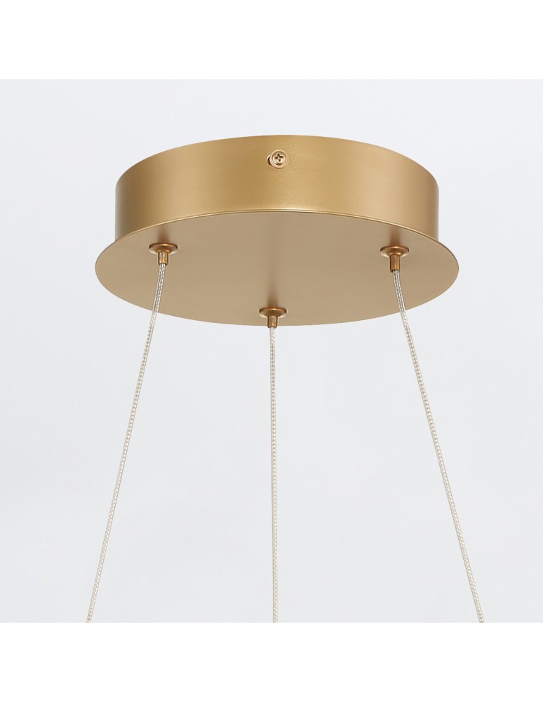 Pendant lamps - Quintiesse Cadoux Chandelier - Brushed Gold Elstead Lighting QN-CADOUX-P-BG. - product kolory-swiatla.pl 3