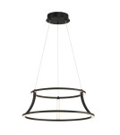 Pendant lamps - Quintiesse Cadoux Chandelier - Matte Black Elstead Lighting QN-CADOUX-P-BK - product 1