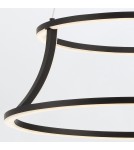 Pendant lamps - Quintiesse Cadoux Chandelier - Matte Black Elstead Lighting QN-CADOUX-P-BK - product 2