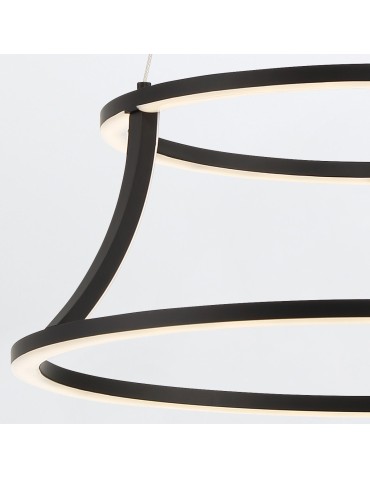 Quintiesse Cadoux Chandelier - Matte Black Elstead Lighting QN-CADOUX-P-BK - product 2