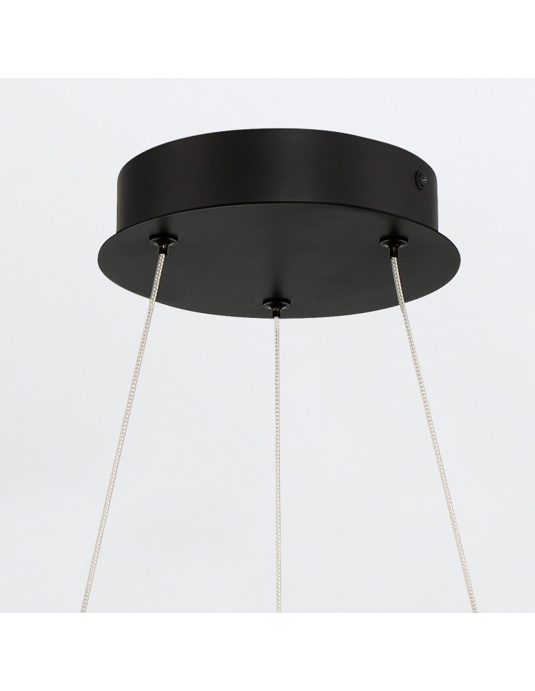 Pendant lamps - Quintiesse Cadoux Chandelier - Matte Black Elstead Lighting QN-CADOUX-P-BK - product kolory-swiatla.pl 3