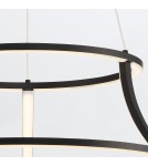 Pendant lamps - Quintiesse Cadoux Chandelier - Matte Black Elstead Lighting QN-CADOUX-P-BK - product 4