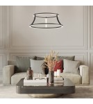 Pendant lamps - Quintiesse Cadoux Chandelier - Matte Black Elstead Lighting QN-CADOUX-P-BK - product 5