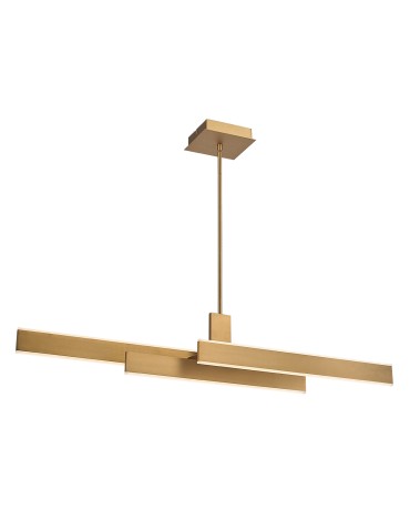 Quintiesse Cameno island lamp - Brushed gold Elstead Lighting QN-CAMENO-LP-BG.