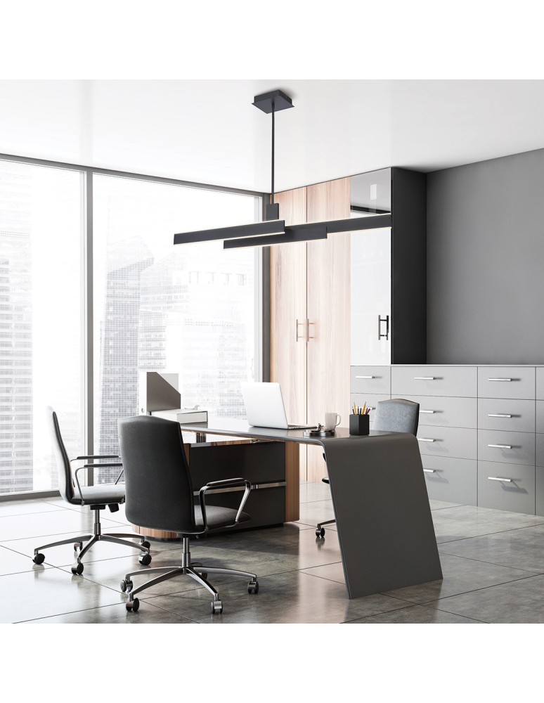 Pendant lamps - Quintiesse Cameno island lamp - Matte black Elstead Lighting QN-CAMENO-LP-BK. - product kolory-swiatla.pl 7