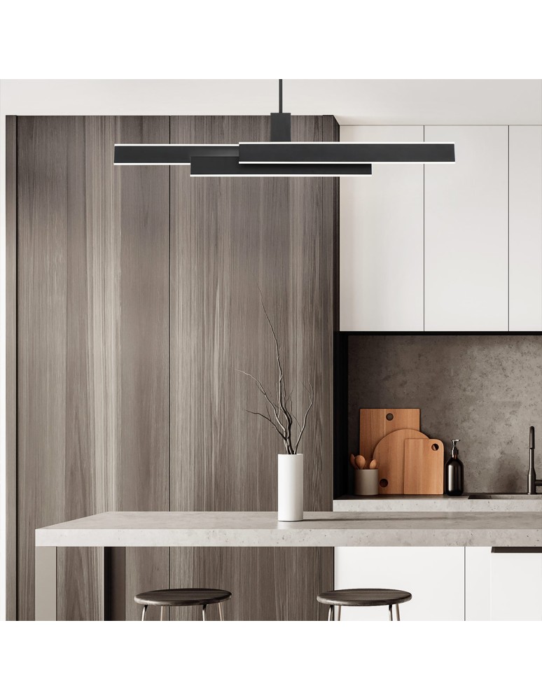 Pendant lamps - Quintiesse Cameno island lamp - Matte black Elstead Lighting QN-CAMENO-LP-BK. - product kolory-swiatla.pl 8