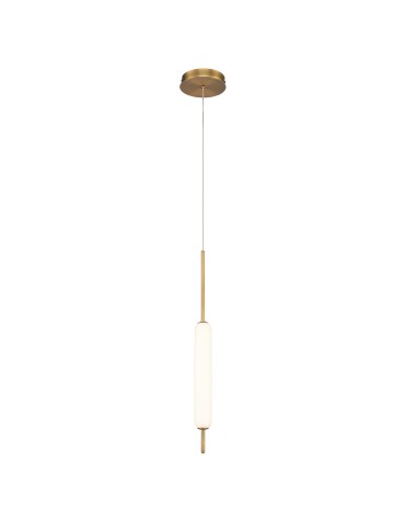 Quintiesse Cumberland pendant lamp - 1 light source - Brushed gold Elstead Lighting QN-CUMBERLAND-1P-BG