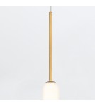Pendant lamps - Quintiesse Cumberland pendant lamp - 1 light source - Brushed gold Elstead Lighting QN-CUMBERLAND-1P-BG - product 2