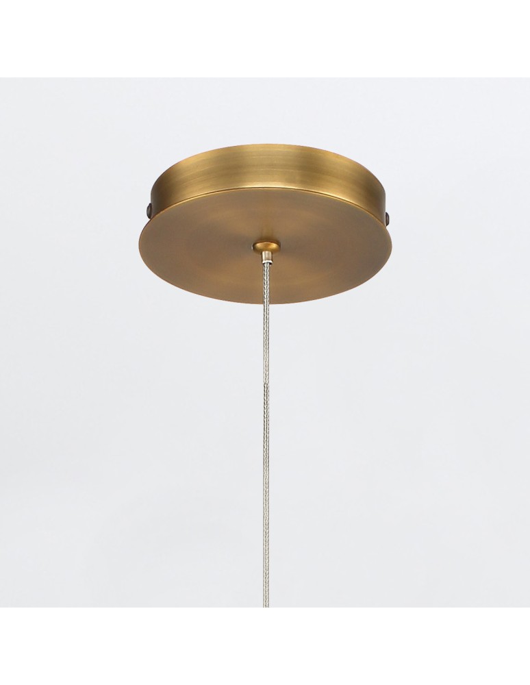 Pendant lamps - Quintiesse Cumberland pendant lamp - 1 light source - Brushed gold Elstead Lighting QN-CUMBERLAND-1P-BG - product kolory-swiatla.pl 3