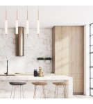 Pendant lamps - Quintiesse Cumberland pendant lamp - 1 light source - Brushed gold Elstead Lighting QN-CUMBERLAND-1P-BG - product 5