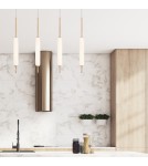 Pendant lamps - Quintiesse Cumberland pendant lamp - 1 light source - Brushed gold Elstead Lighting QN-CUMBERLAND-1P-BG - product 6