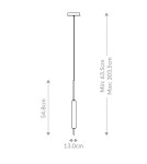 Quintiesse Lampa wisząca Cumberland - 1 źródło światła - Szczotkowane złoto QN-CUMBERLAND-1P-BG