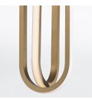 Pendant lamps - Quintiesse Demark pendant lamp - Brushed gold Elstead Lighting QN-DEMARK-1P-BG - product 4
