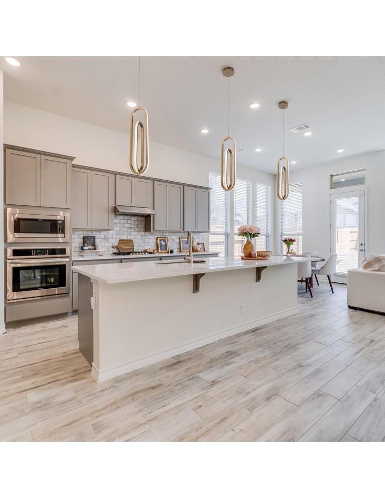 Quintiesse Lampa wisząca Demark - Szczotkowane złoto QN-DEMARK-1P-BG