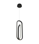 Pendant lamps - Quintiesse Demark Pendant Lamp - Matte Black Elstead Lighting QN-DEMARK-1P-BK - product 2