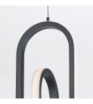 Quintiesse Lampa wisząca Demark - Matowa czerń QN-DEMARK-1P-BK