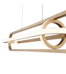 Pendant lamps - Quintiesse Demark island lamp - Brushed gold Elstead Lighting QN-DEMARK-LP-BG - product 5