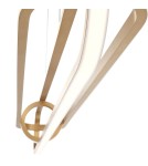 Quintiesse Lampa wyspowa Demark - Szczotkowane złoto QN-DEMARK-LP-BG