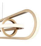 Pendant lamps - Quintiesse Demark island lamp - Brushed gold Elstead Lighting QN-DEMARK-LP-BG - product 7