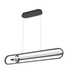 Pendant lamps - Quintiesse Demark island lamp - Matte black Elstead Lighting QN-DEMARK-LP-BK - product 1