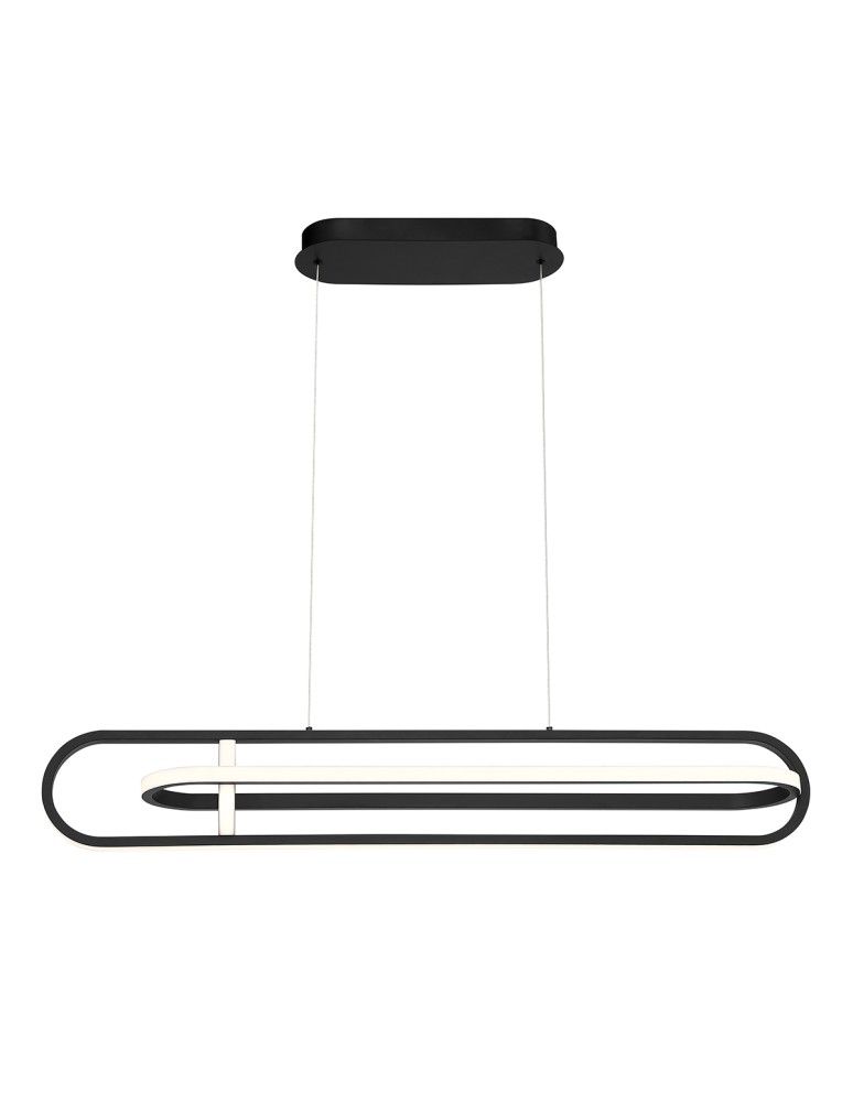 Pendant lamps - Quintiesse Demark island lamp - Matte black Elstead Lighting QN-DEMARK-LP-BK - product kolory-swiatla.pl 2