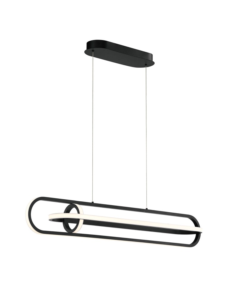 Pendant lamps - Quintiesse Demark island lamp - Matte black Elstead Lighting QN-DEMARK-LP-BK - product kolory-swiatla.pl 3