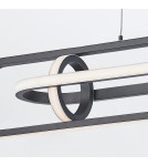 Pendant lamps - Quintiesse Demark island lamp - Matte black Elstead Lighting QN-DEMARK-LP-BK - product 4