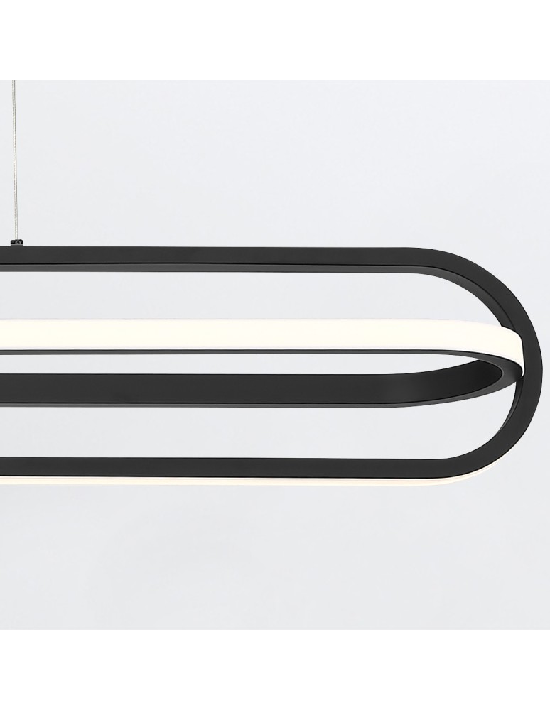 Quintiesse Lampa wyspowa Demark - Matowa czerń QN-DEMARK-LP-BK