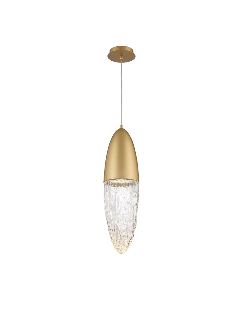 Pendant lamps - Quintiesse Ecrou pendant lamp - Brushed gold Elstead Lighting QN-ECROU-1P-BG. - product kolory-swiatla.pl 1
