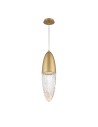 Quintiesse Ecrou pendant lamp - Brushed gold Elstead Lighting QN-ECROU-1P-BG.