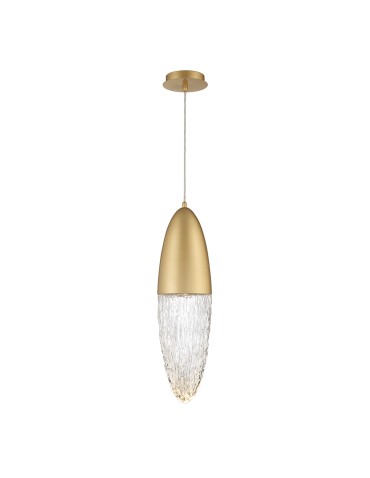Quintiesse Ecrou pendant lamp - Brushed gold Elstead Lighting QN-ECROU-1P-BG. - product 2