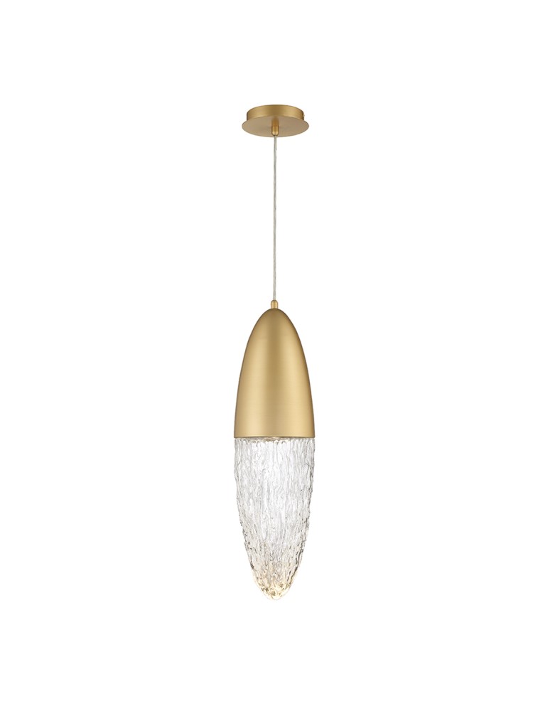 Pendant lamps - Quintiesse Ecrou pendant lamp - Brushed gold Elstead Lighting QN-ECROU-1P-BG. - product kolory-swiatla.pl 2