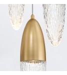Pendant lamps - Quintiesse Ecrou pendant lamp - Brushed gold Elstead Lighting QN-ECROU-1P-BG. - product 4