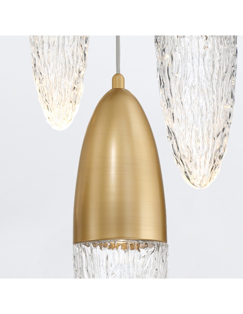 Quintiesse Lampa wisząca Ecrou - Szczotkowane złoto QN-ECROU-1P-BG Quintiesse Lampa wisząca Ecrou - Szczotkowane złoto QN-ECROU-1P-BG