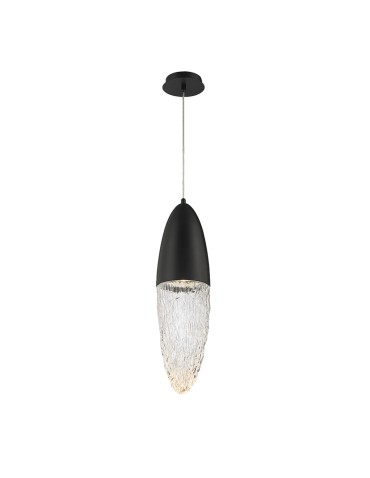 Quintiesse Ecrou Pendant Lamp - Matte Black Elstead Lighting QN-ECROU-1P-BK.