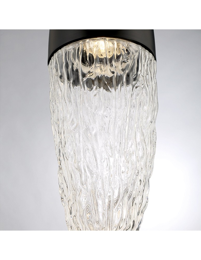 Quintiesse Lampa wisząca Ecrou - Matowa czerń QN-ECROU-1P-BK