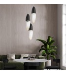 Quintiesse Lampa wisząca Ecrou - Matowa czerń QN-ECROU-1P-BK