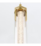 Pendant lamps - Quintiesse Espada Pendant Lamp - Brushed Gold Elstead Lighting QN-ESPADA-1P-BG - product 3