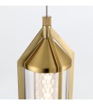 Pendant lamps - Quintiesse Espada Pendant Lamp - Brushed Gold Elstead Lighting QN-ESPADA-1P-BG - product 5