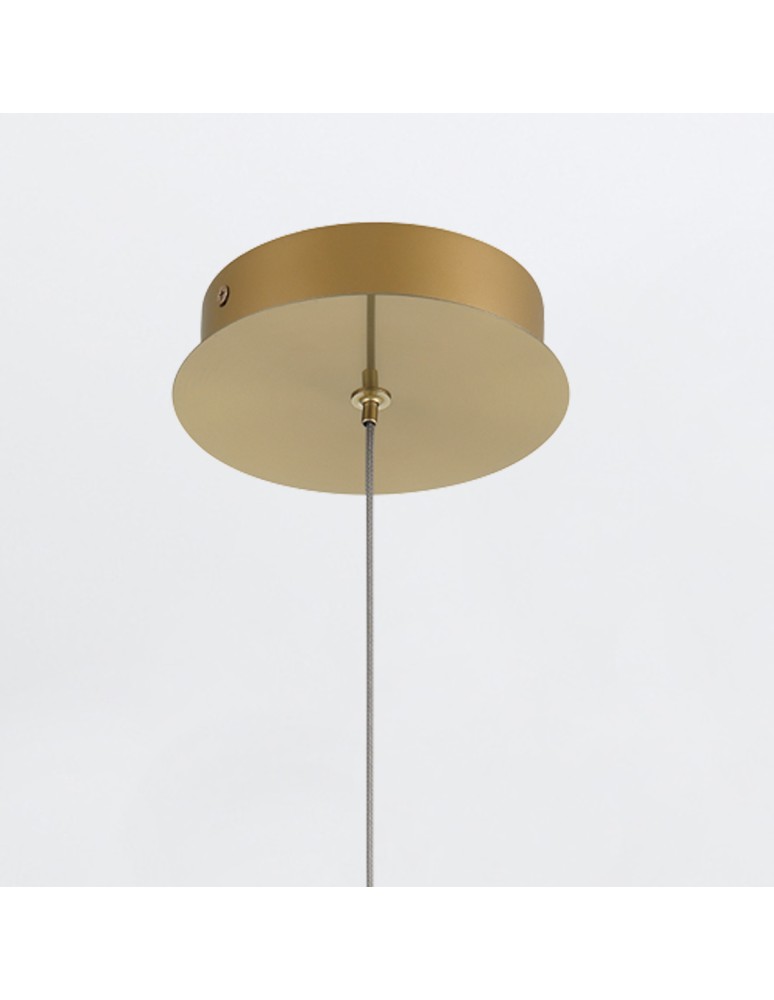 Pendant lamps - Quintiesse Espada Pendant Lamp - Brushed Gold Elstead Lighting QN-ESPADA-1P-BG - product kolory-swiatla.pl 6