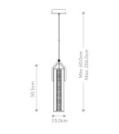 Pendant lamps - Quintiesse Espada Pendant Lamp - Brushed Gold Elstead Lighting QN-ESPADA-1P-BG - product 8