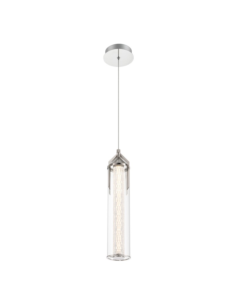 Pendant lamps - Quintiesse Espada Pendant Lamp - Polished Chrome Elstead Lighting QN-ESPADA-1P-PC - product kolory-swiatla.pl 1