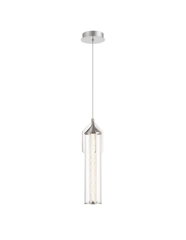 Pendant lamps - Quintiesse Espada Pendant Lamp - Polished Chrome Elstead Lighting QN-ESPADA-1P-PC - product kolory-swiatla.pl 2