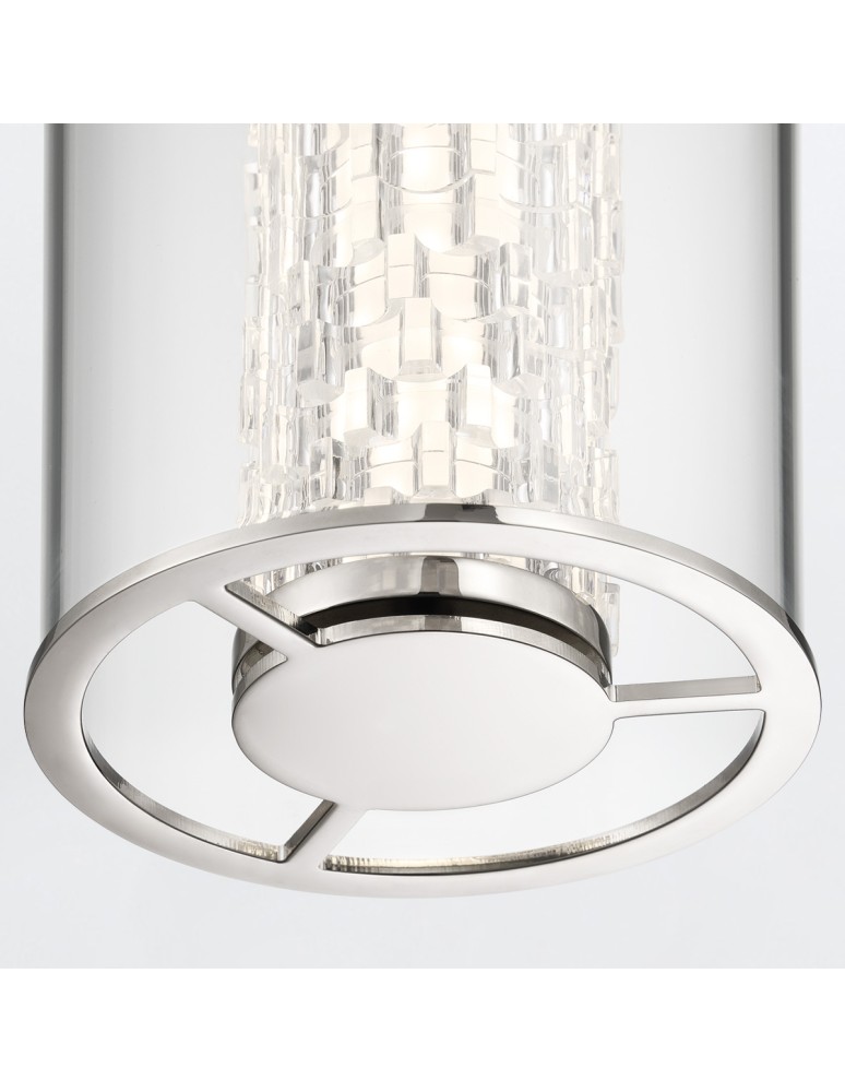 Pendant lamps - Quintiesse Espada Pendant Lamp - Polished Chrome Elstead Lighting QN-ESPADA-1P-PC - product kolory-swiatla.pl 3