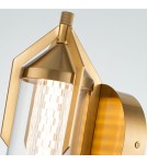 Bathroom wall lamps - Quintiesse Espada wall lamp - Brushed gold IP44 Elstead Lighting QN-ESPADA-1W-BG - product 2